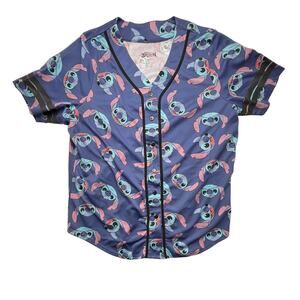 Disney Women's Lilo and Stitch Plus Size Baseball Jersey Size 3X New